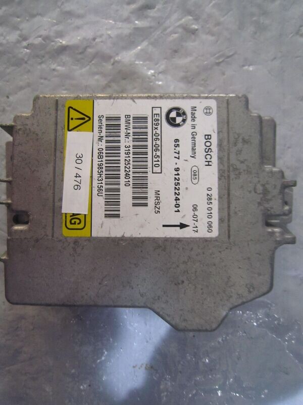 30-476 Centralina Airbag Bosch 0 285 010 060 0285010060 319125224010 65.77-9125224-01 E89X-06-06-510  BMW  SERIE 3