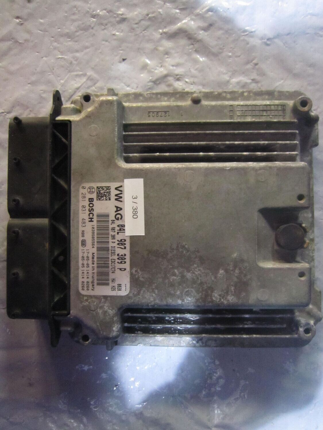3-380 Centralina Motore Bosch 0 281 031 483 0281031483 04L 907 309 P 1039S85564 EDC17C74  VOLKSWAGEN Diesel VARIE