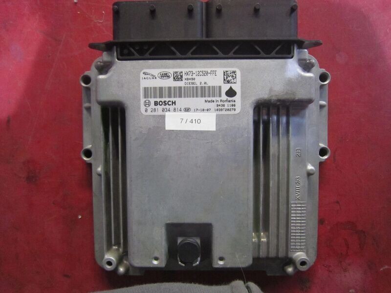7-410 Centralina Motore Bosch 0 281 034 814 0281034814 HX73-12C520-FFE 1039T20279   LAND ROVER DIESEL EVOQUE