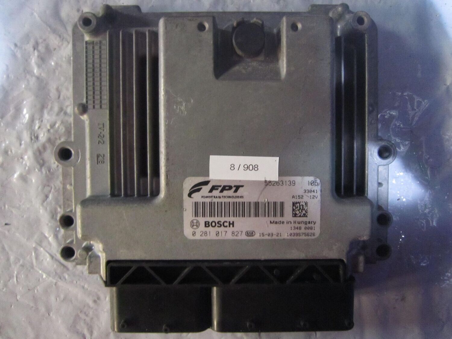 8-908 Centralina Motore Bosch 0 281 017 827 0281017827 55263139 1039S75626   FIAT Diesel 500