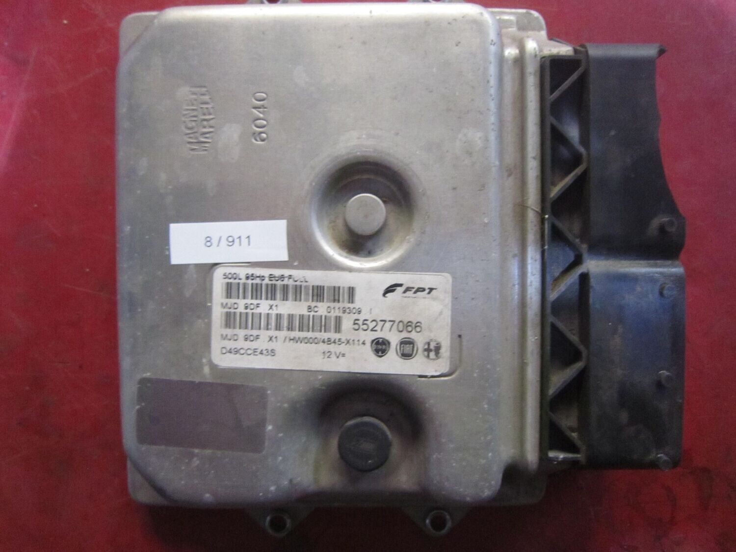 8-911 Centralina Motore Magneti Marelli 55277066   MJD 9DF.X1 BC.0119309.I 500L 95HP EU6 FULL HW000/4B45-X114 FIAT DIESEL 500