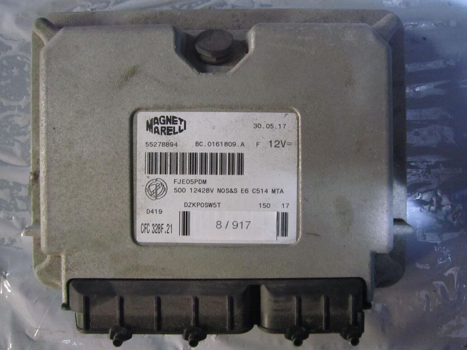 8-917 Centralina Cambio Automatico Magneti Marelli 55278894   BC.0161809.A CFC 328F.21   FIAT  500