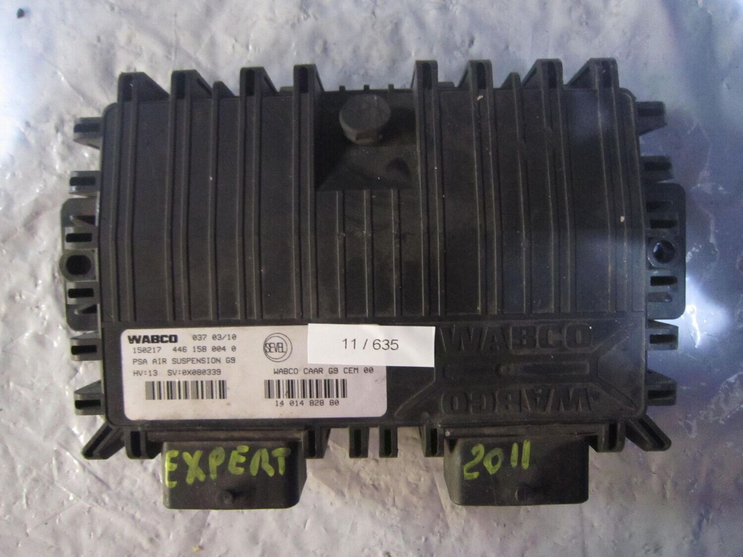 11-635 Centralina Sospensioni Wabco 446 158 005 0 4461580050 089970 115 15/08 HV 13 SV 0X080336 CITROEN  EXPERT