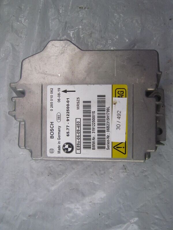 30-492 Centralina Airbag Bosch 0 285 010 062 0285010062 9122500-01 E89X-06-09-450 31912250001S  BMW  SERIE 3