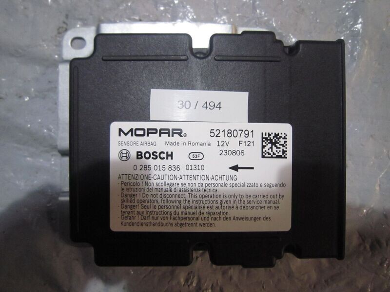 30-494 Centralina Airbag Bosch 0 285 015 836 0285015836 52180791 230806 01310  JEEP  RENEGADE