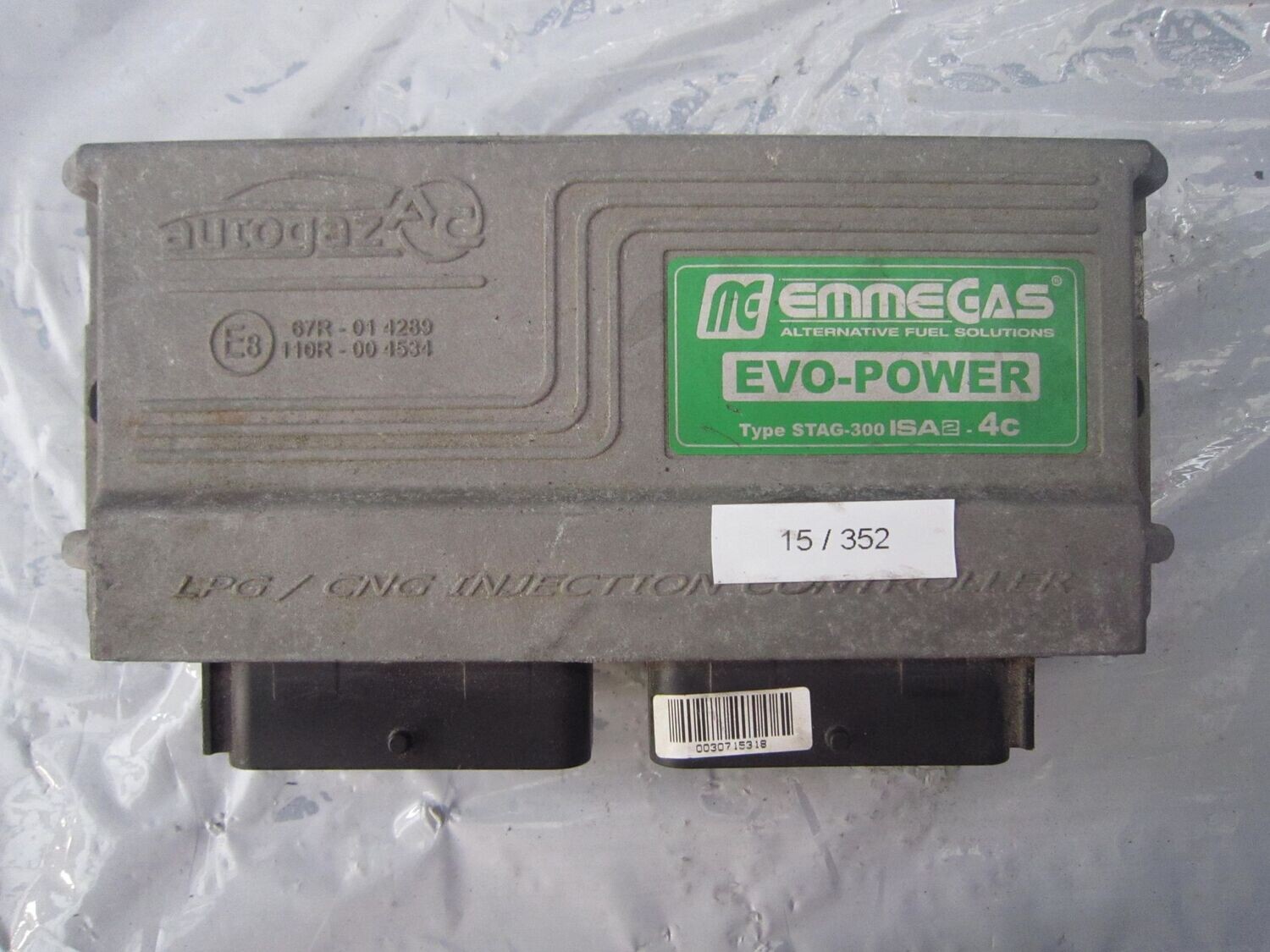15-352 Centralina Gas GPL EmmeGas EVO-POWER EVOPOWER STAG-300 ISA2 4C   Benzina / GPL