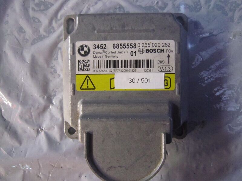 30-501 Centralina Airbag Bosch 0 265 020 262 0265020262 3452 6855558 01  BMW  SERIE 3