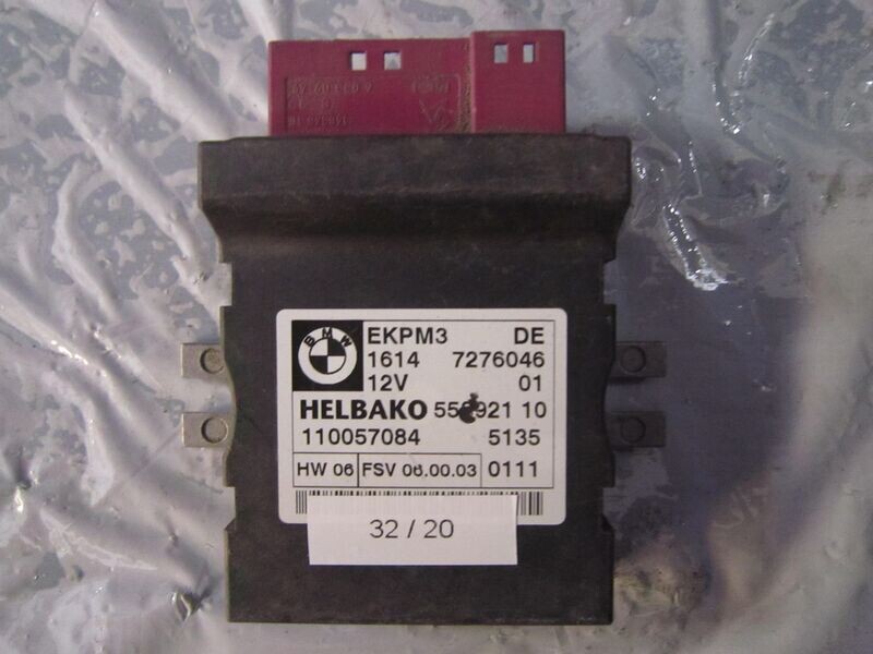 32-20 Centralina Pompa Alimentazione Helbako EKPM3   558921 10 HW: 06 SW: 06.00.03  BMW DIESEL SERIE 1