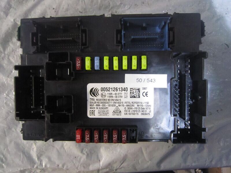 50-543 Body Computer Delphi 28638475   00521261340    FIAT  500