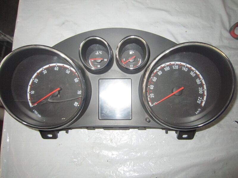40-458 Quadro Strumenti / Contachilometri Gm 13346174   ABJU VETRO ROTTO   OPEL Benzina MERIVA