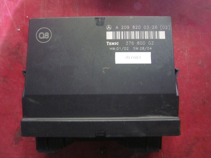 70-683 Centralina Modulo Confort Temic A 209 820 03 26 A2098200326 376 800 GZ HW: 01/02 SW: 28/04  MERCEDES  VARIE