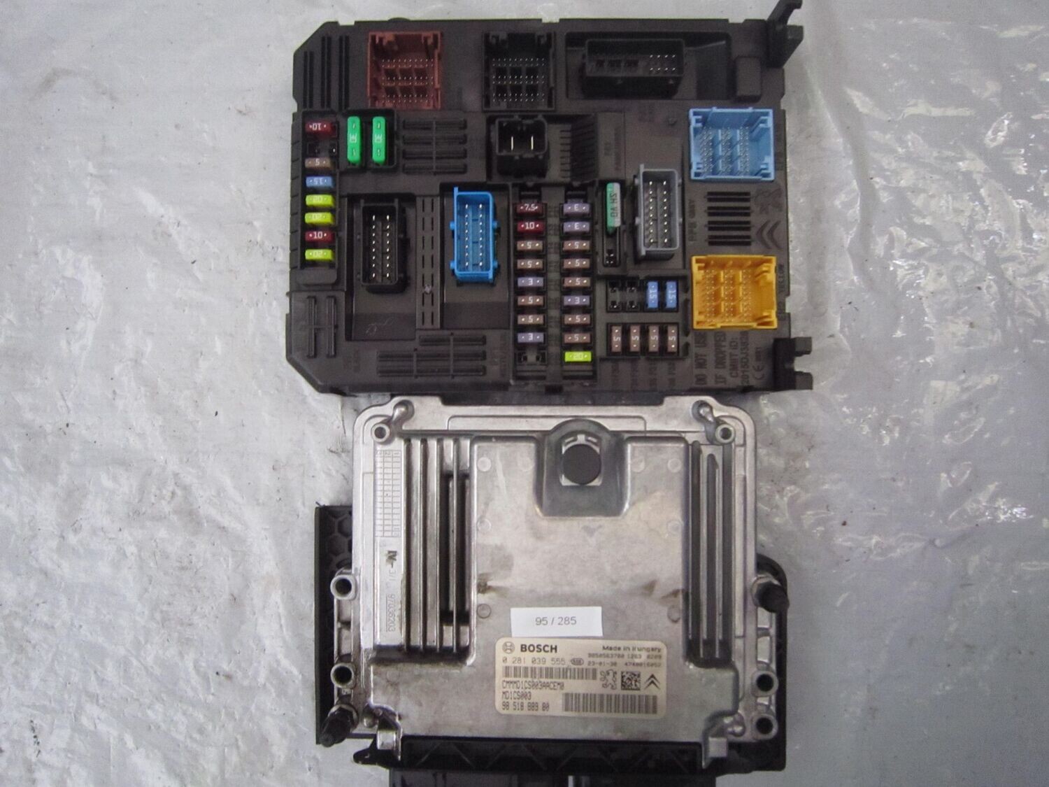 95-285 Kit Motore Citroen / Peugeot 0 281 039 555 0281039555 9851888980 MD1CS003 9845141280-00 BSI-EL3-CEM00 PEUGEOT Diesel 208