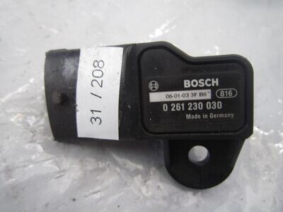 31-208 Sensore Pressione Alimentazione Bosch 0 261 230 030 0261230030 ALFA ROMEO / FIAT / LANCIA DIESEL VARIE
