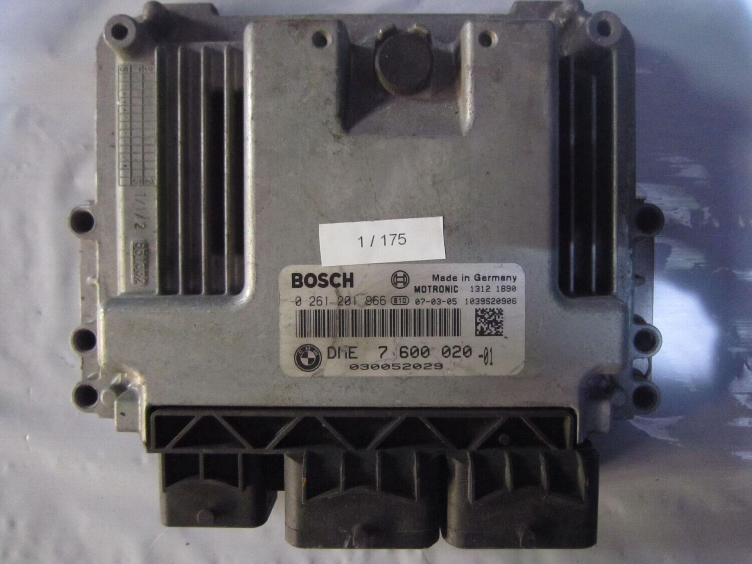 1-175 Centralina Motore Bosch 0 261 201 966 0261201966 7 600 020 1039S20906   MINI Benzina COOPER