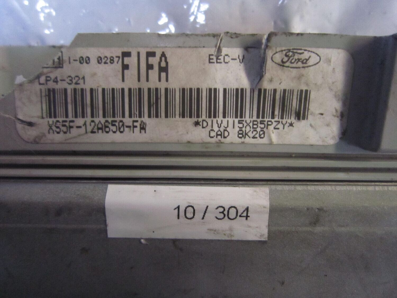 10-304 Centralina Motore Visteon XS5F-12A650-FR XS5F12A650FR FIFA LP4-321 EEC-V  FORD Benzina KA