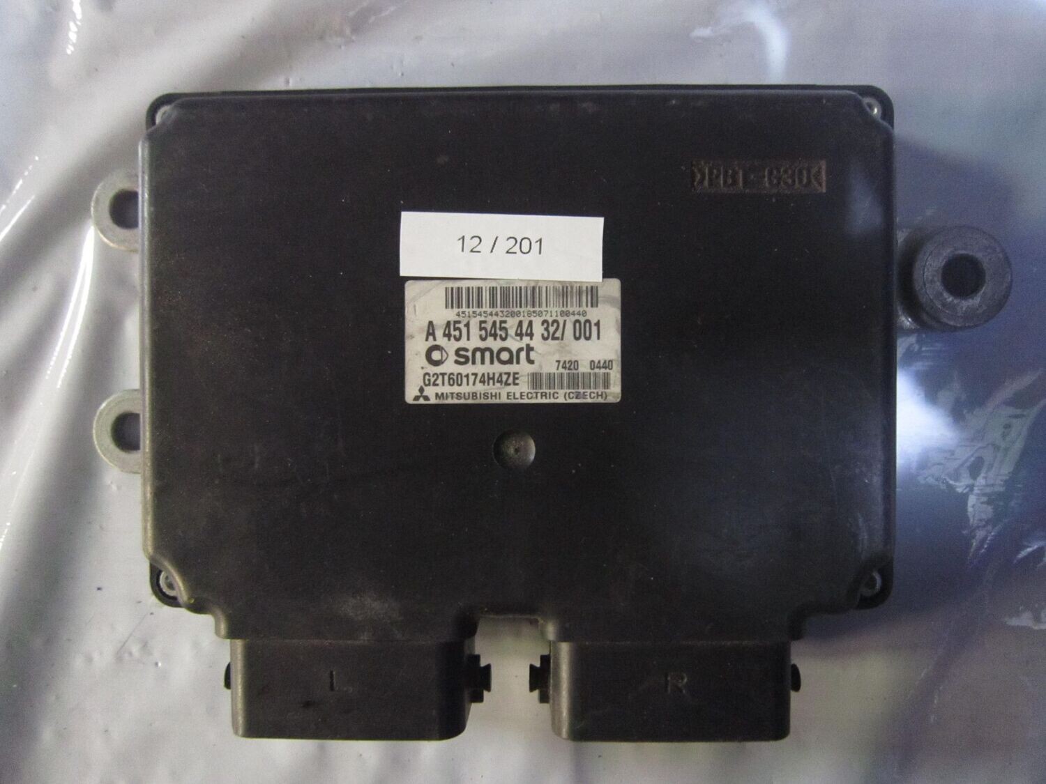 12-201 Centralina Cambio Automatico Mitsubishi A 451 545 44 32/001 A4515454432001 G2T60174H4ZE    SMART  451