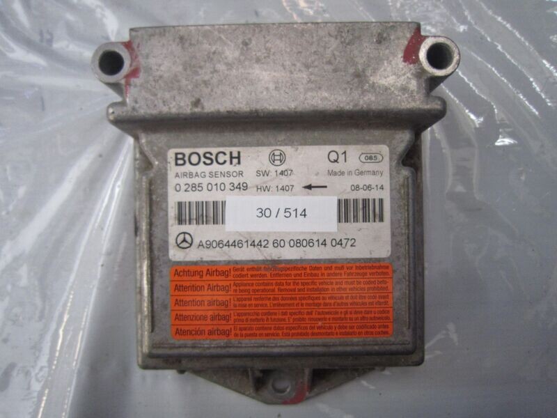 30-514 Centralina Airbag Bosch 0 285 010 349 0285010349 A9064461442 SW: 1407 HW: 1407  MERCEDES  SPRINTER