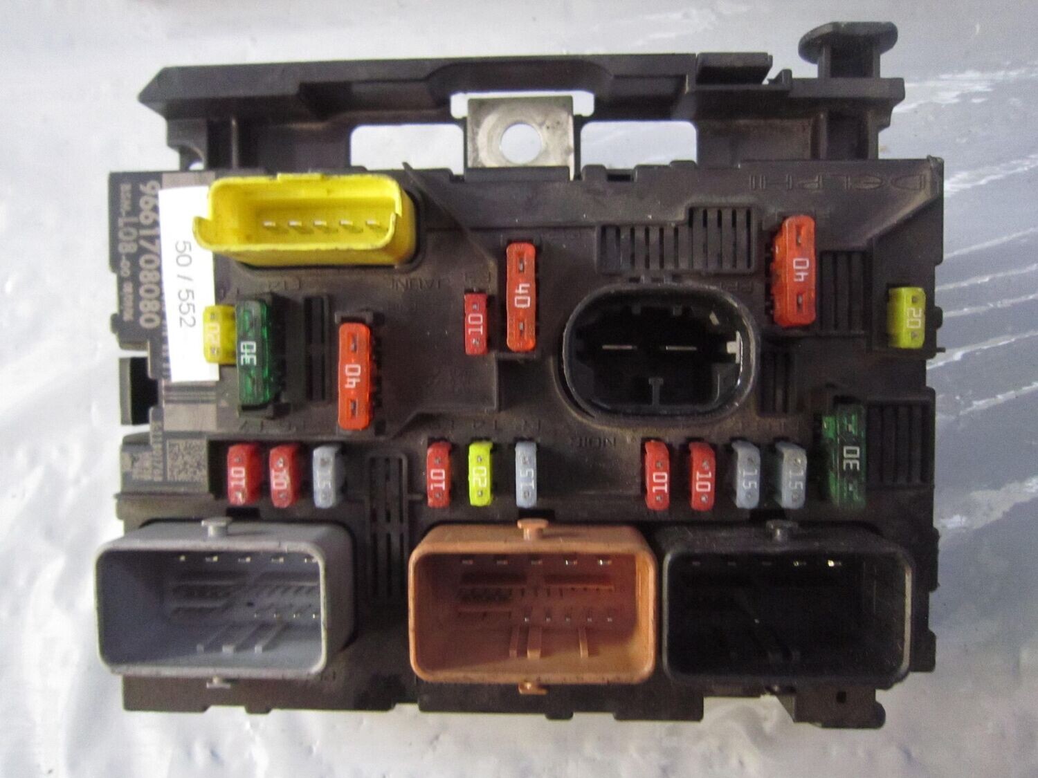 50-552 Body Computer Delphi 9661708080   BSM-L08 HW: 3B SW: 6E  CITROEN  C 4