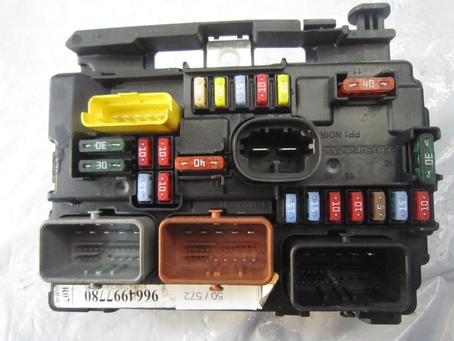 50-572 Body Computer Delphi 9664997780   BSM-R07-00 HW 6 SW 7  CITROEN / PEUGEOT DIESEL VARIE
