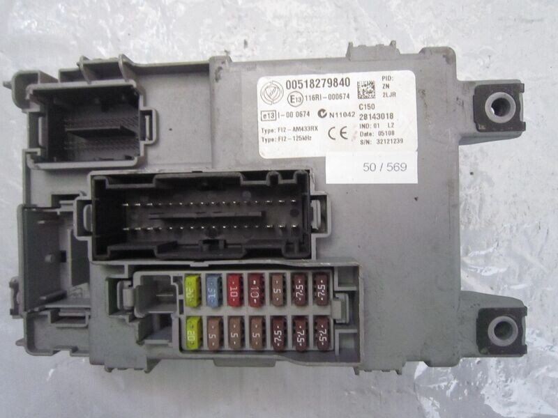 50-569 Body Computer Delphi 00518279840   28143018 FI2-AM433RX   FIAT DIESEL 500