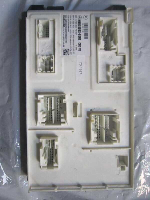 70-387 Modulo Controllo Bcm Continental A 156 900 76 02 A1569007602 A2-C738-4731-0-00 CBC V2   MERCEDES  VARIE