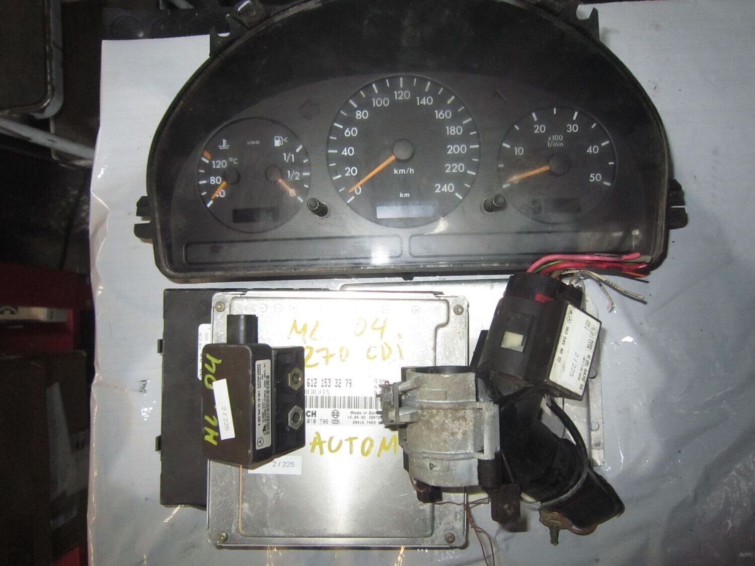 95-288 Kit Motore Mercedes 0 281 010 796 0281010796 1635458032 A1635405811 A1635457332 A1635454032  A0035422318 MERCEDES DIESEL ML