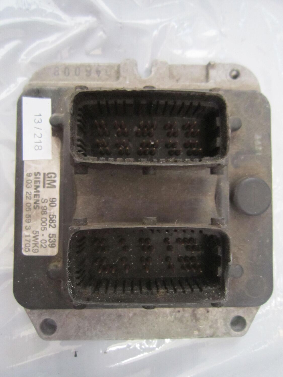 13-218 Centralina Motore Siemens 5WK91705   S 98 005-02 90 582 539   OPEL BENZINA ASTRA