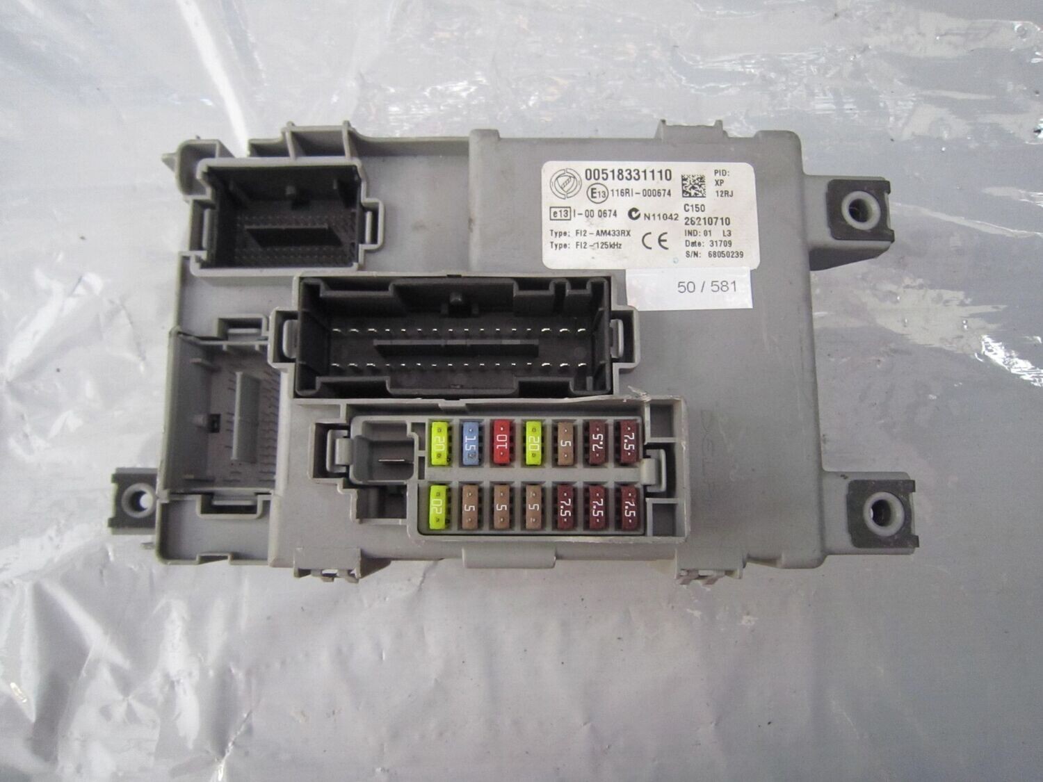 50-581 Body Computer Delphi 00518331110   26210710    FIAT Diesel DOBLO'