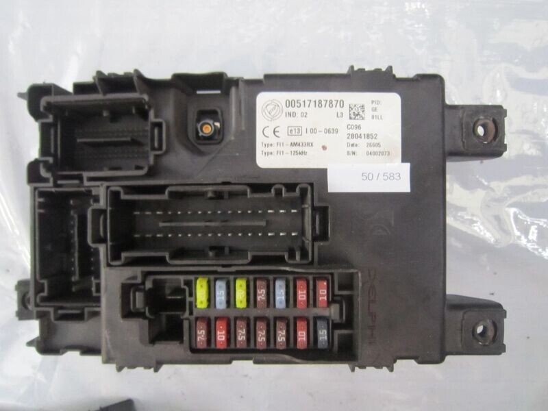 50-583 Body Computer Delphi 00517187870   28041852    FIAT Diesel PUNTO