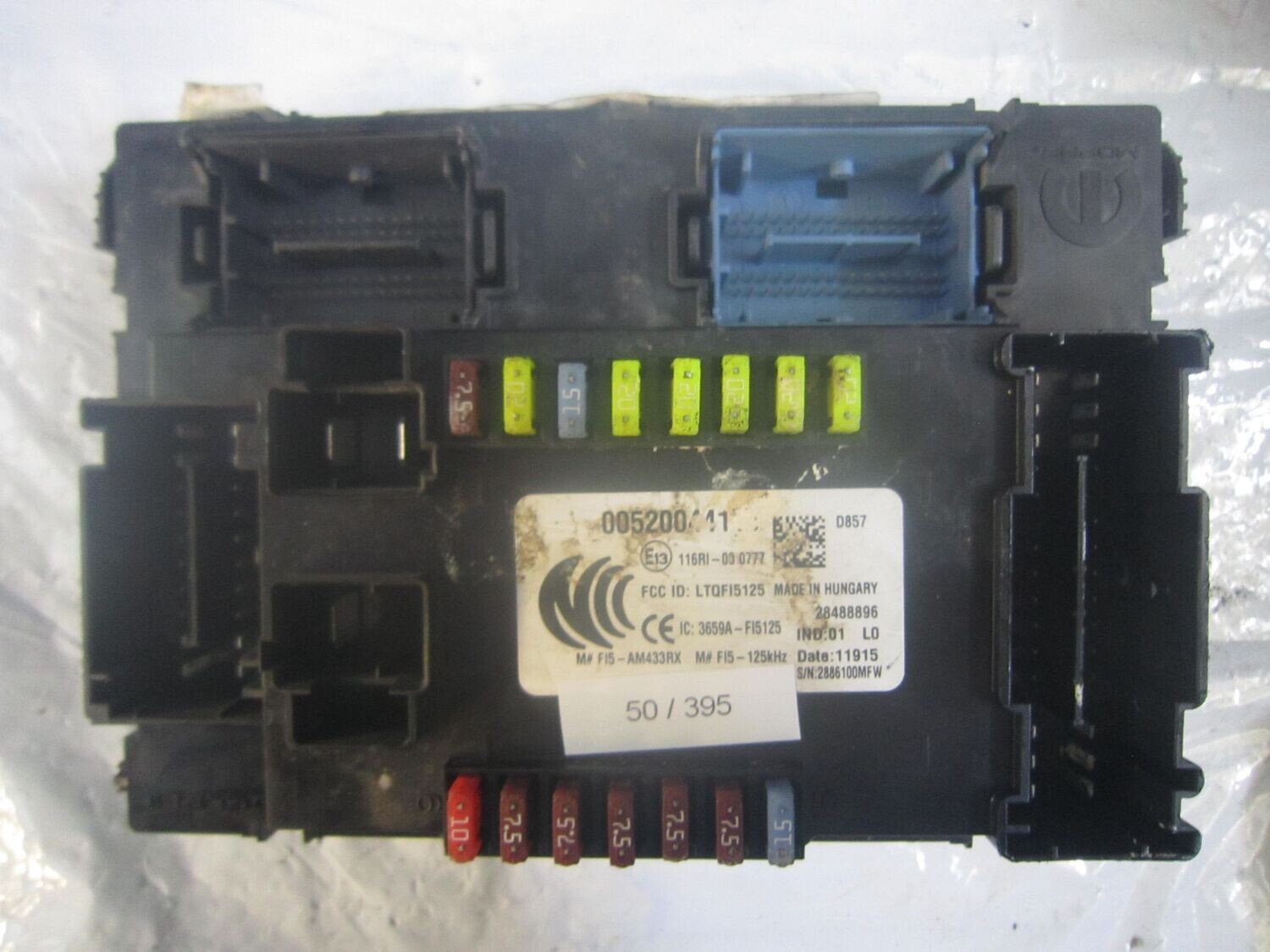 50-395 Body Computer Mopar 005200441   2848896    JEEP DIESEL RENEGADE