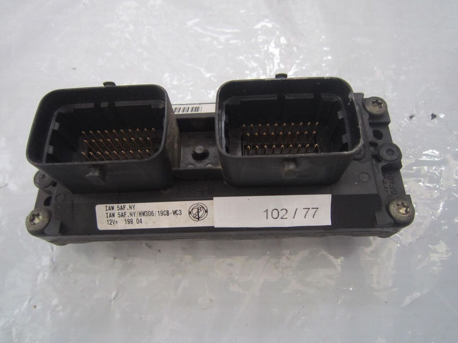 102-77 Centralina Motore Magneti Marelli IAW 5AF.NY IAW5AF.NY 61600.576.04 C146 55193442 HW306/19CB-WC3 LANCIA BENZINA YPSILON