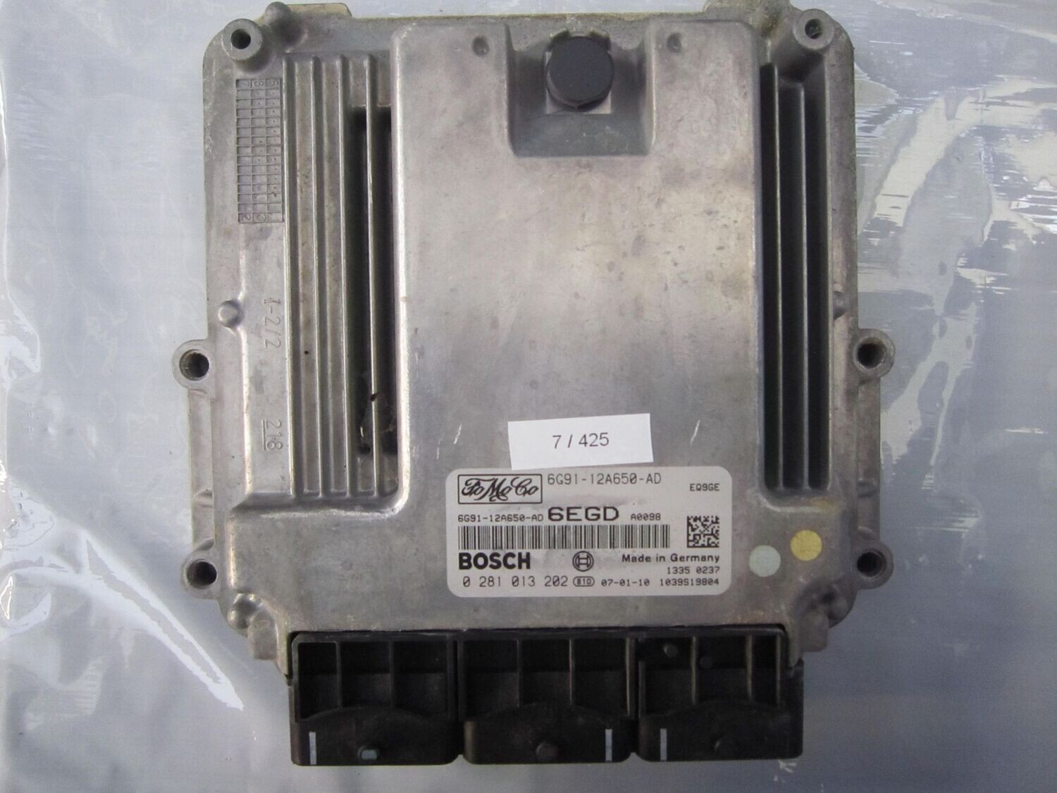 7-425 Centralina Motore Bosch 0 281 013 202 0281013202 6G91-12A650-AD 1039S19804 6EGD  LAND ROVER DIESEL FREELANDER