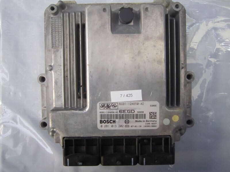 7-425 Centralina Motore Bosch 0 281 013 202 0281013202 6G91-12A650-AD 1039S19804 6EGD  LAND ROVER DIESEL FREELANDER