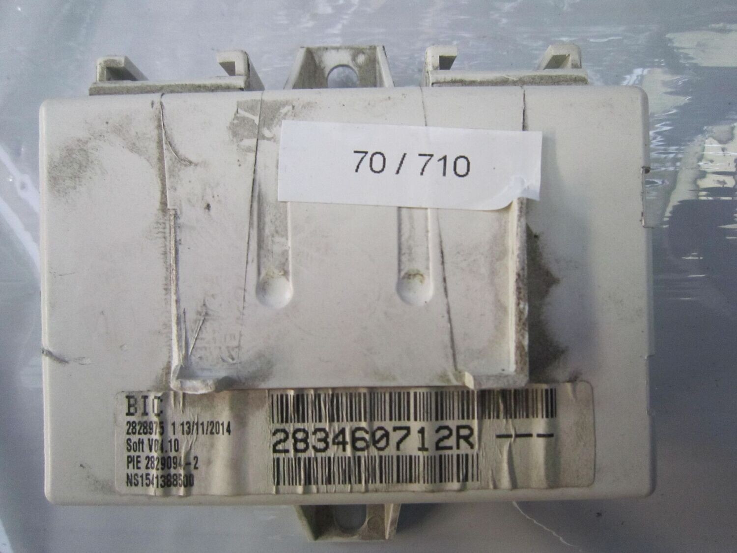 70-710 Modulo di Controllo Johnson Controls 283460712R   261139717 SPGRIF-14D035-AB2 SW V08.40  RENAULT  CLIO