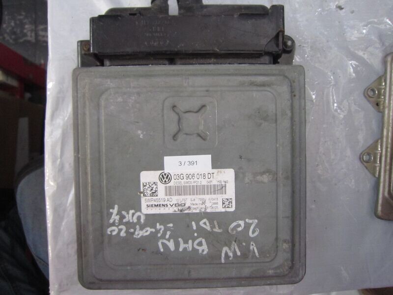 3-391 Centralina Motore Siemens 5WP45519AD   03G 906 018 DT SIMOS PPD1.2   SEAT Diesel LEON