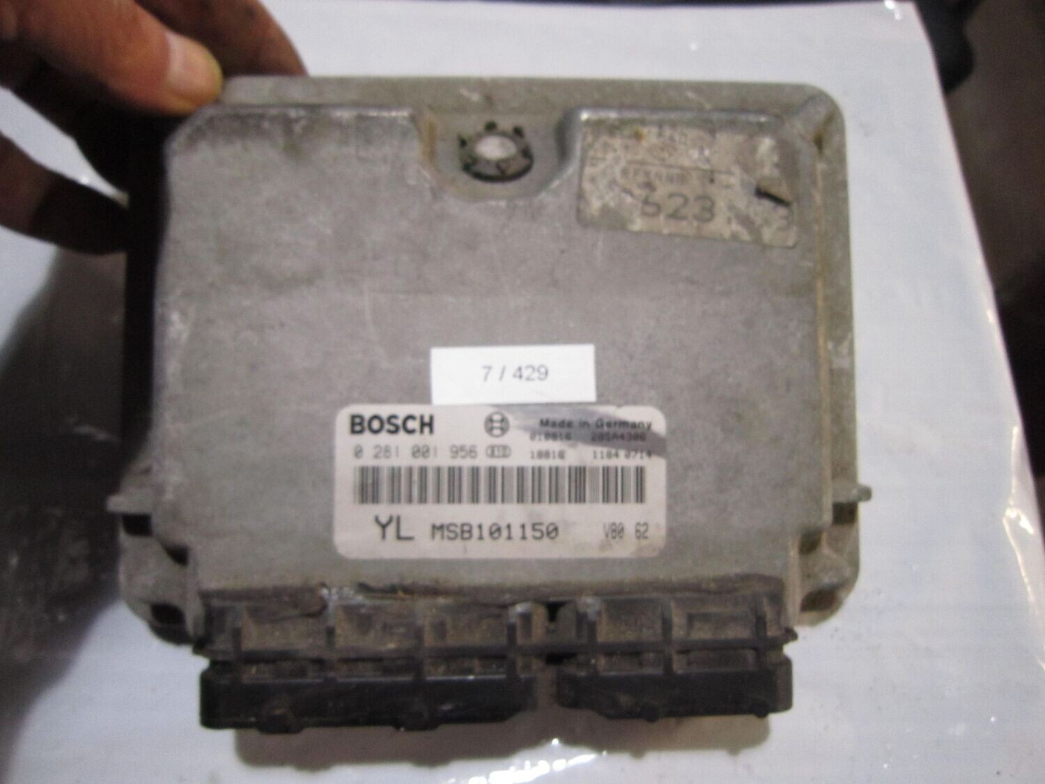 7-429 Centralina Motore Bosch 0 281 001 956 0281001956 YL MSB101150 28SA4306   ROVER Benzina VARIE