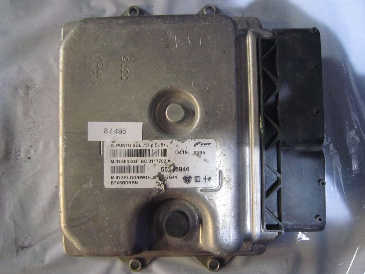 8-495 Centralina Motore Magneti Marelli 55255946   MJD 8F3.GG BC0117702.A HW 1FL/2841-GG44  FIAT DIESEL PUNTO