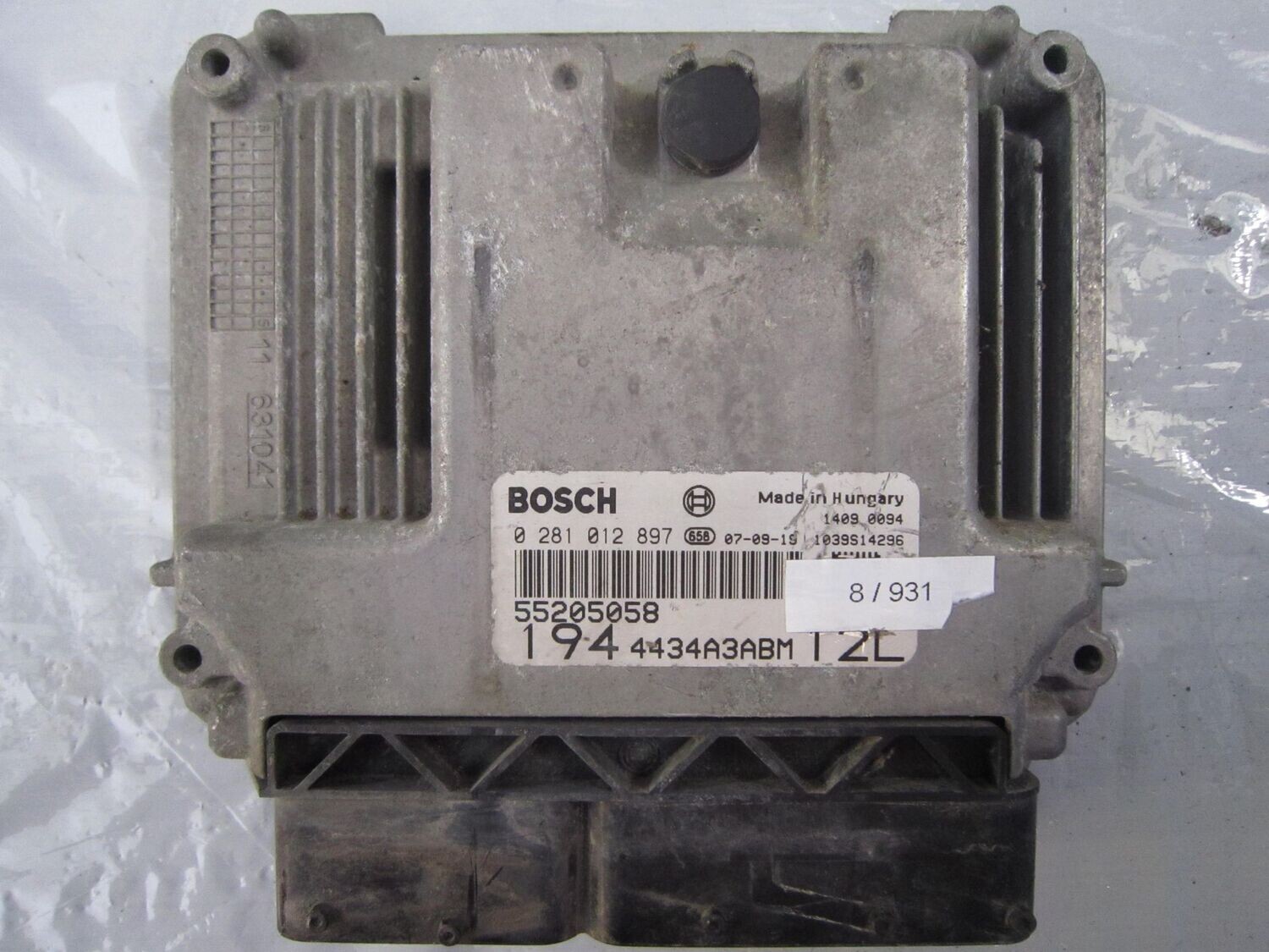 8-931 Centralina Motore Bosch 0 281 012 897 0281012897 55205058 1039S14296 194 4434A3ABM 12L  FIAT Diesel CROMA