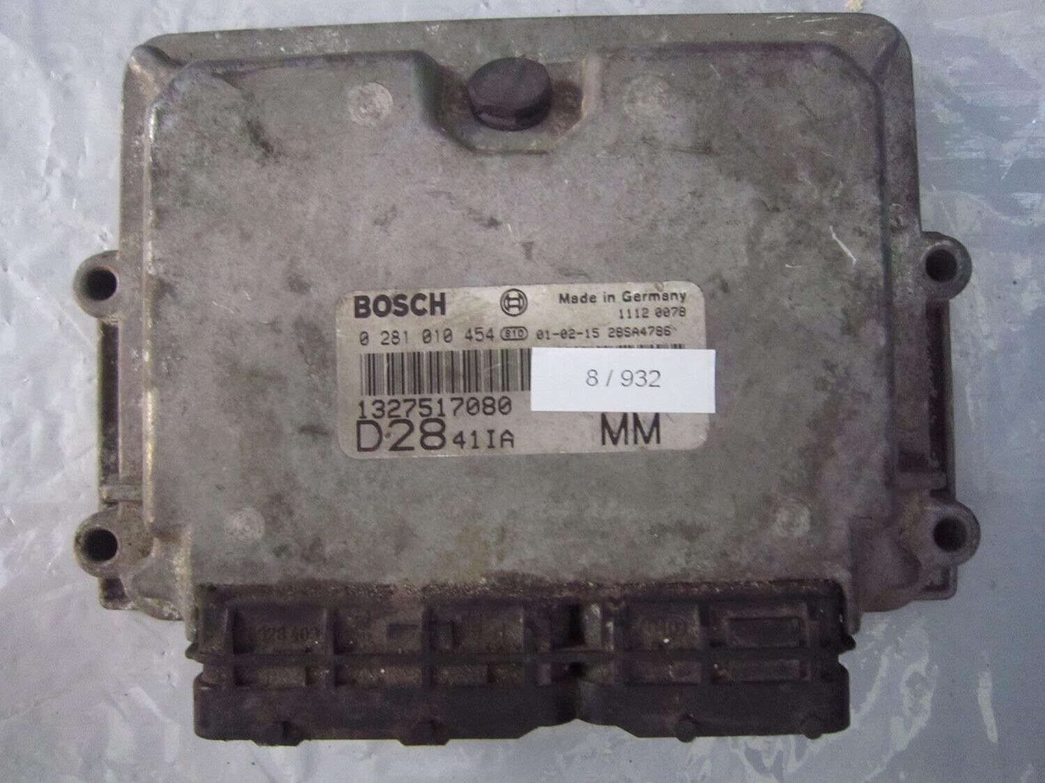 8-932 Centralina Motore Bosch 0 281 010 454 0281010454 1327517080 28SA4786   FIAT Diesel DUCATO