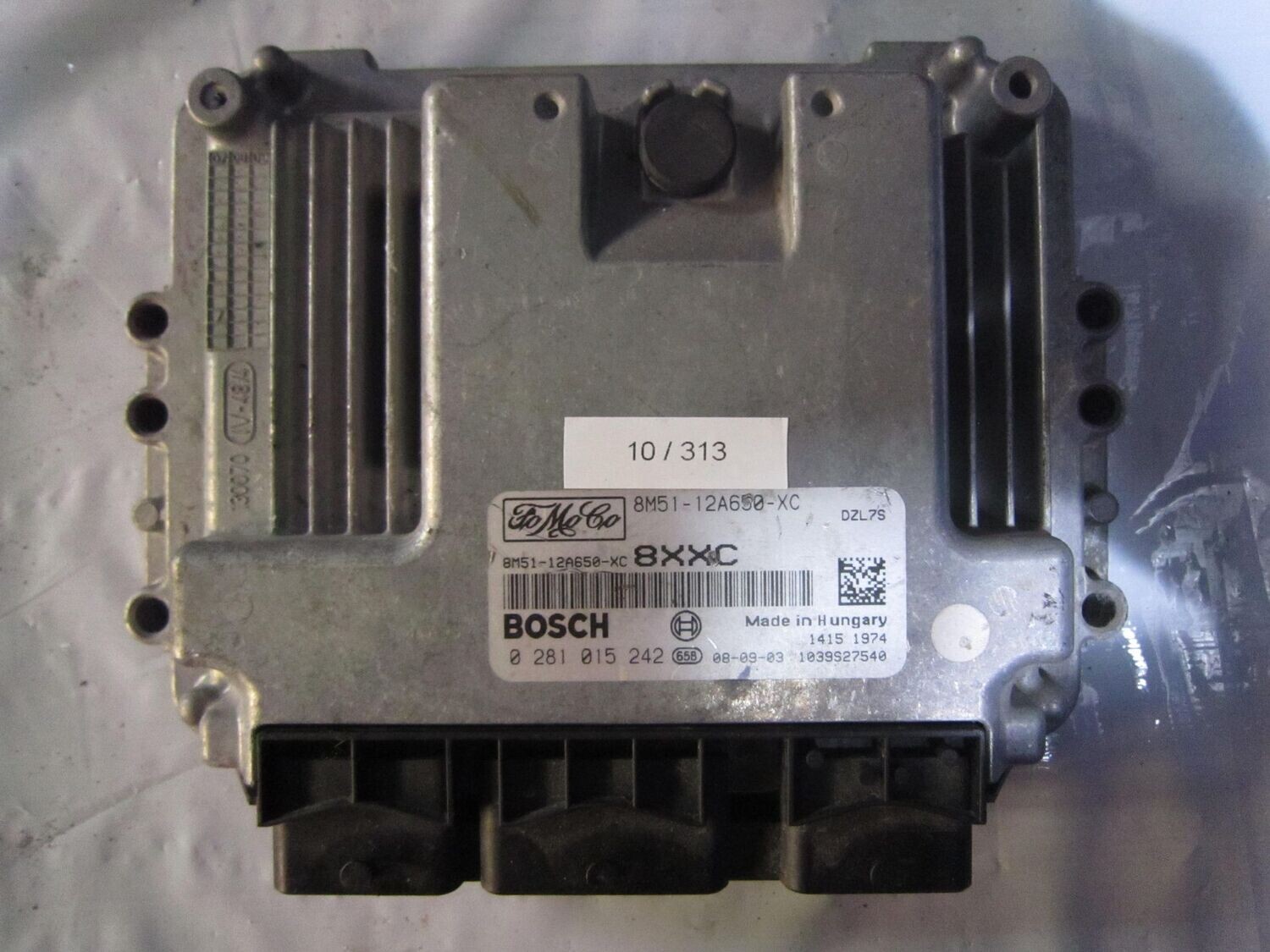 10-313 Centralina Motore Bosch 0 281 015 242 0281015242 8M51-12A650- XC 1039S27540 8XXC  FORD DIESEL FOCUS