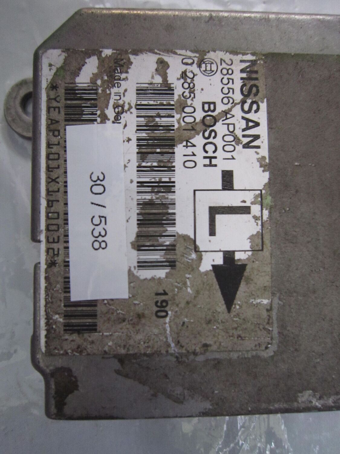 30-538 Centralina Airbag Bosch 0 285 001 410 0285001410 28556 AP001    NISSAN  MICRA