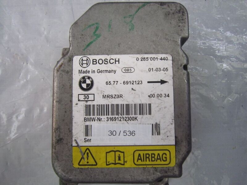 30-536 Centralina Airbag Bosch 0 285 001 440 0285001440 65.77-6912123 31691212300K   BMW  SERIE 3