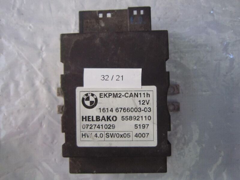 32-21 Centralina Pompa Alimentazione Helbako EKPM2-CAN11H EKPM2CAN11H 55892110 072741029 HW: 4.0 SW: 0X05 BMW Diesel SERIE X