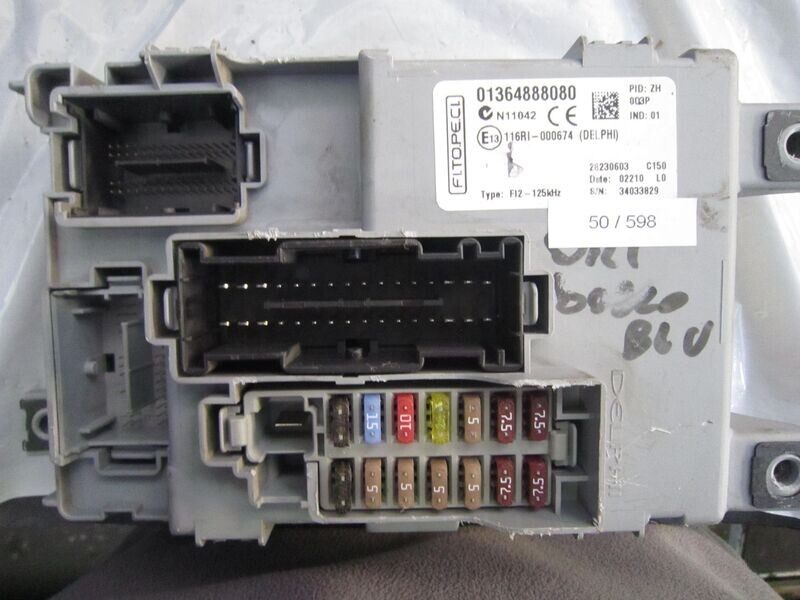 50-598 Body Computer Delphi 01364888080   28230603 N11042 FI.TO.PE.CI.  ALFA ROMEO / FIAT / LANCIA Diesel VARIE