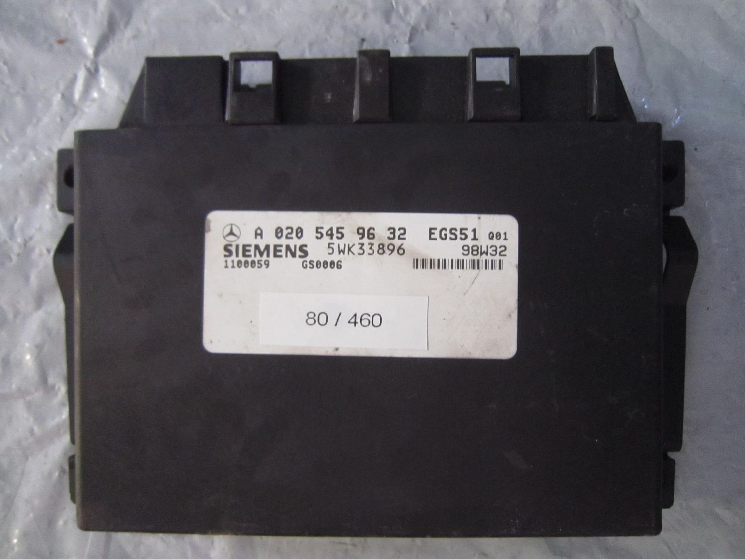 80-460 Modulo Controllo Della Trasmissione Siemens 5WK33896   5WK33844 EGS51 296715  MERCEDES  CLK