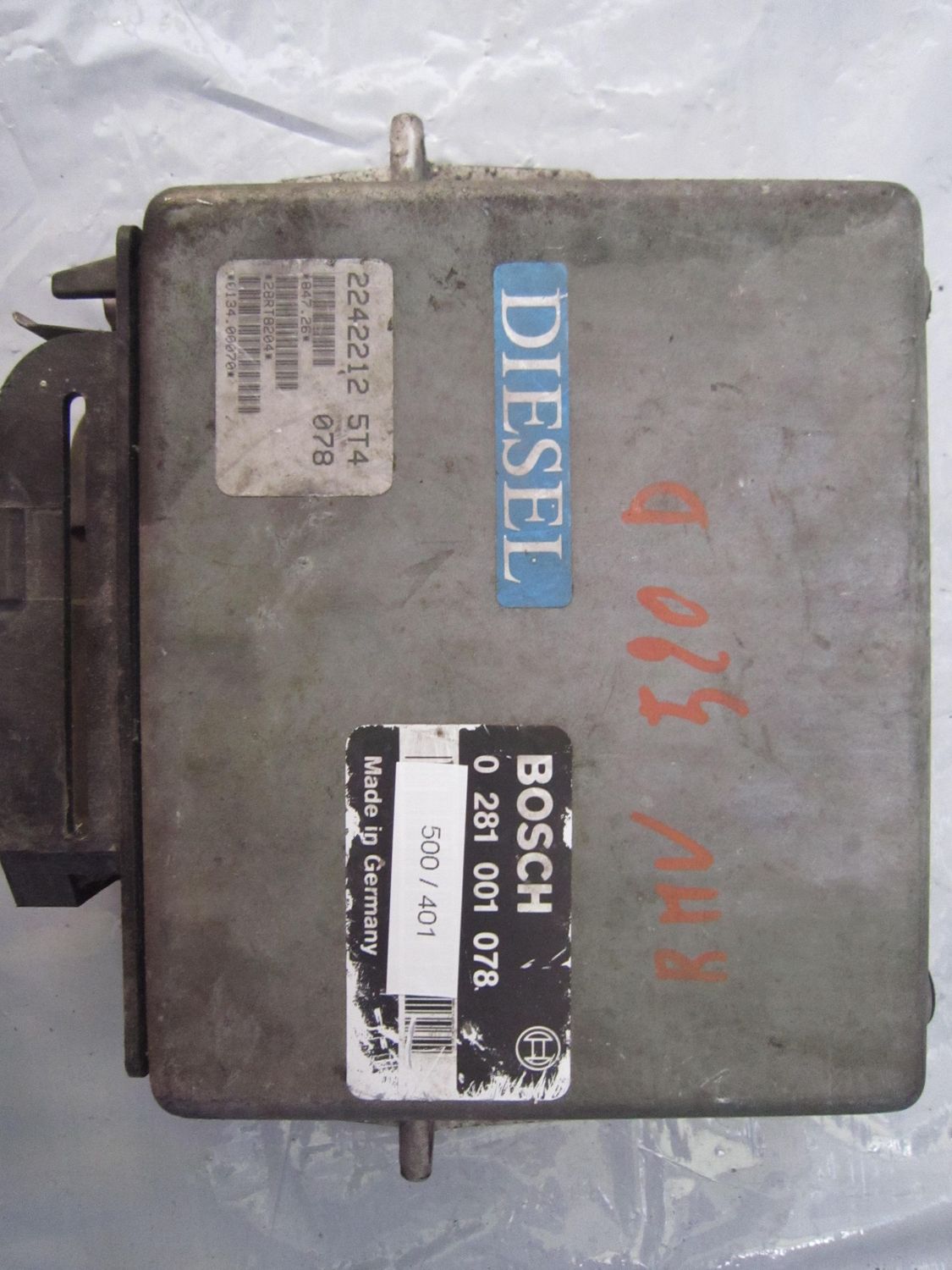 500-401 Centralina Motore Bosch 0 281 001 078 0281001078     BMW Diesel SERIE 5