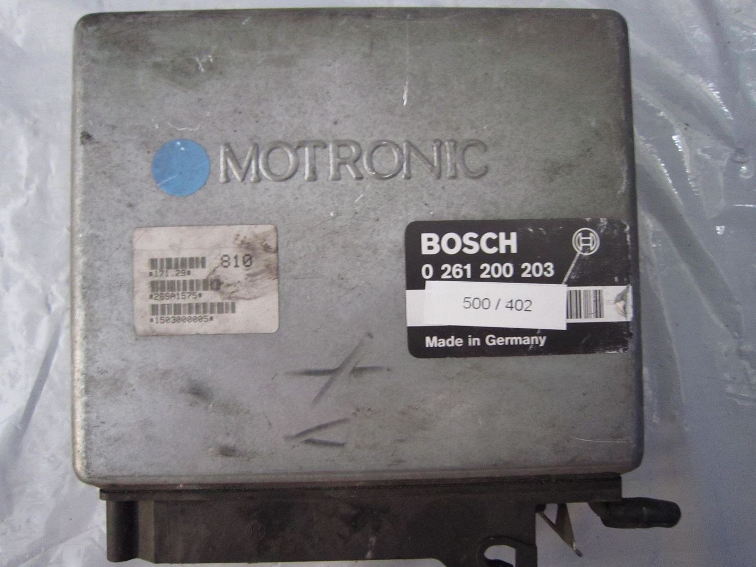 500-402 Centralina Motore Bosch 0 261 200 203 0261200203     CITROEN / PEUGEOT Benzina VARIE