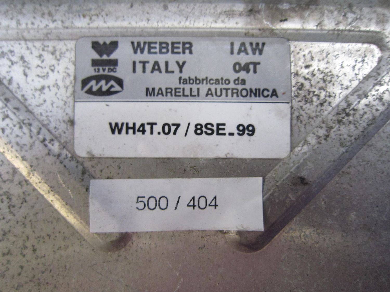 500-404 Centralina Motore Magneti Marelli WH4T.07/8SE.99 WH4T.078SE.99   IAW 04T  LANCIA BENZINA DEDRA