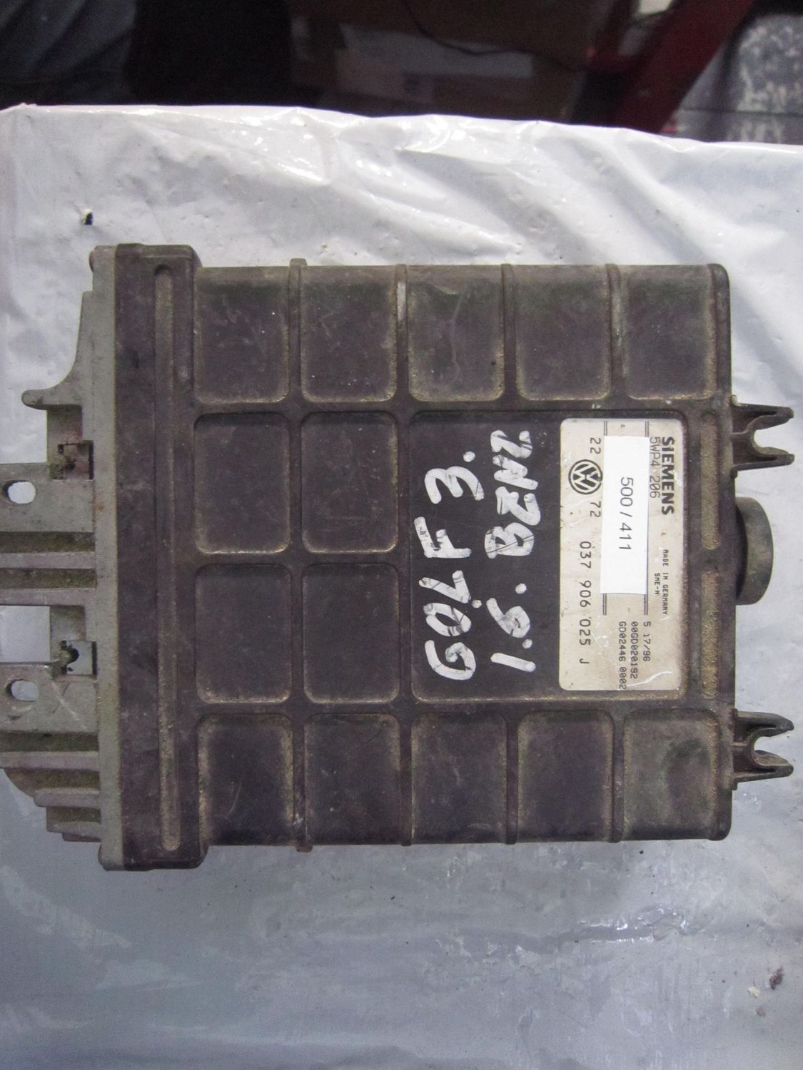 500-411 Centralina Motore Siemens 5WP4 206 5WP4206 037 906 025 J    VOLKSWAGEN Benzina GOLF