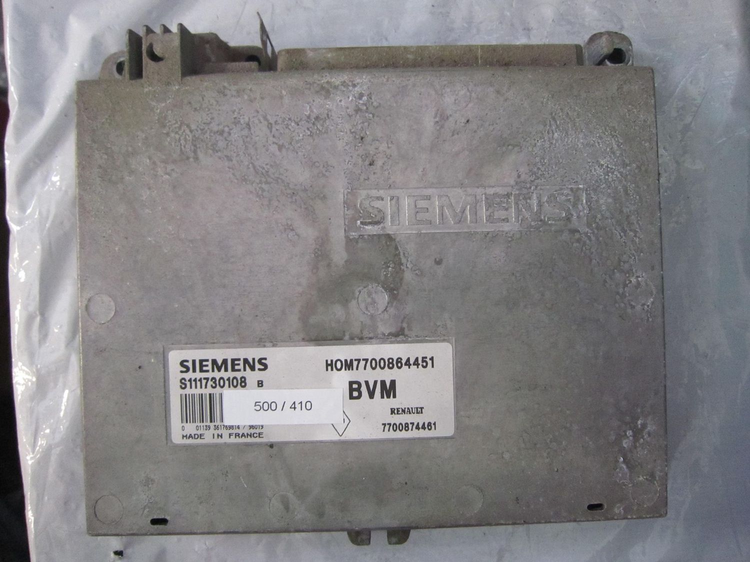 500-410 Centralina Motore Siemens S111730108   7700864451 770874461   RENAULT Benzina MEGANE